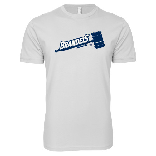  Next Level White SoftStyle T Shirt - Brandeis Athletics