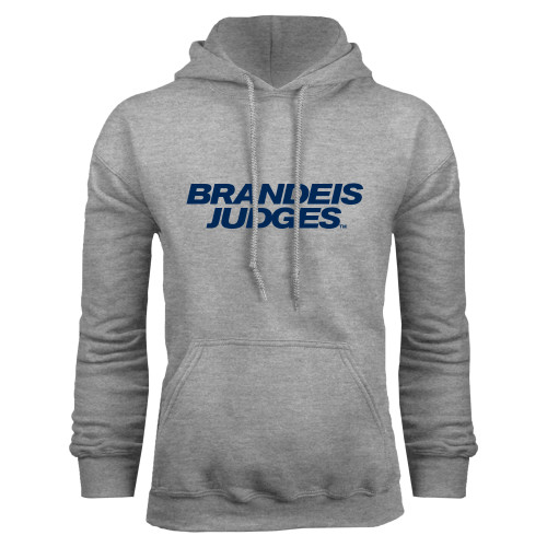 Brandeis Grey Fleece Hoodie