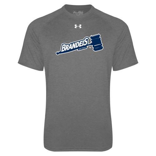  Under Armour Carbon Heather Tech Tee - Softball