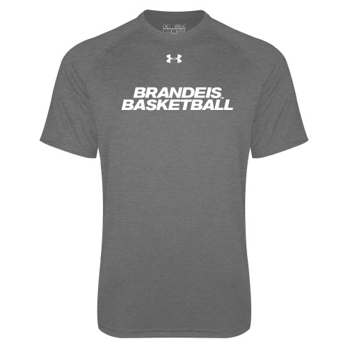  Under Armour Carbon Heather Tech Tee - Basketball