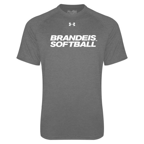 Under Armour Carbon Heather Tech Tee - Softball