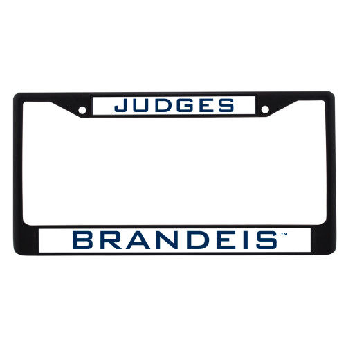  Metal License Plate Frame in Black - Mascot