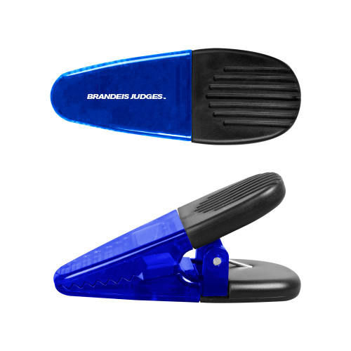 Blue Crocodile Clip/Magnet - Brandeis Judges Wordmark