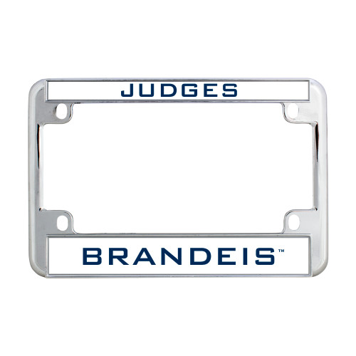  Metal Motorcycle License Plate Frame in Chrome - Mascot