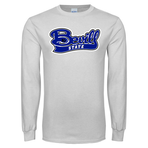  White Long Sleeve T Shirt - Bevill State