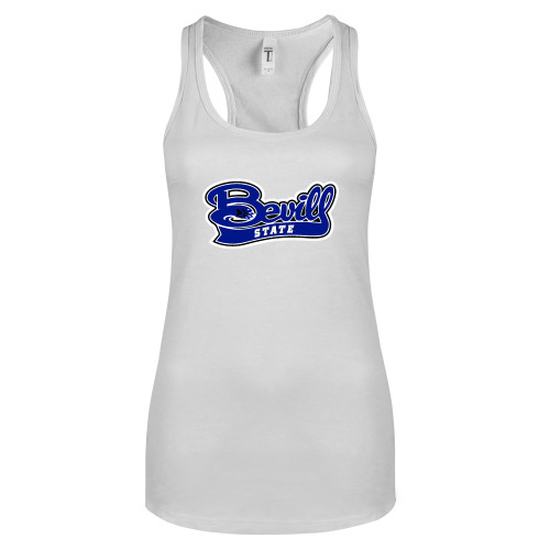  Next Level Racerback Tank White - Bevill State