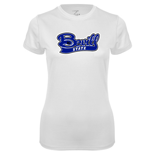  Womens White Performance Tee - Bevill State