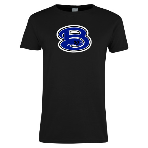  Womens Black Short Sleeve Tee - B
