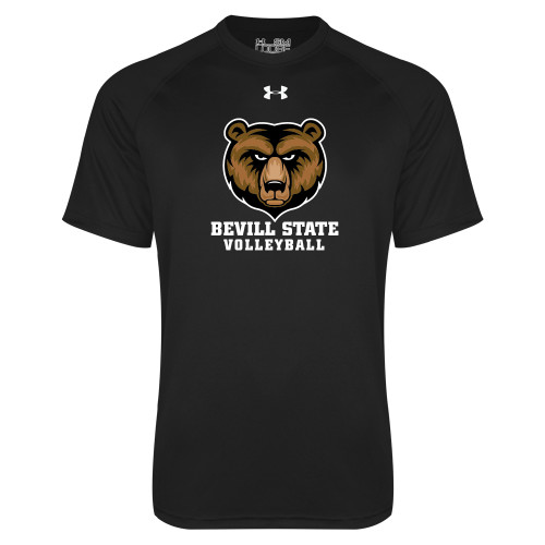  Under Armour Black Tech Tee - Volleyball