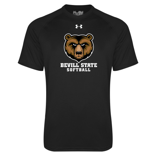  Under Armour Black Tech Tee - Softball