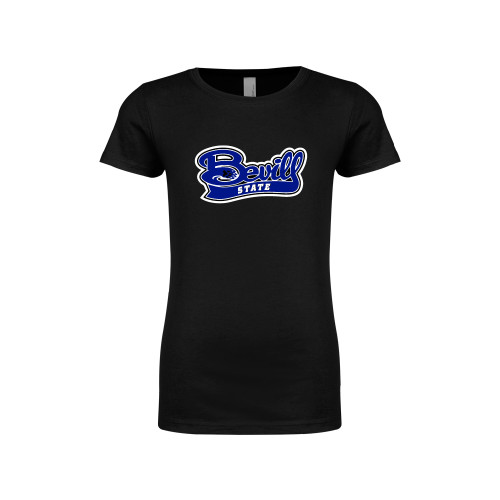  Next Level Girls Black Fashion Fit T Shirt - Bevill State