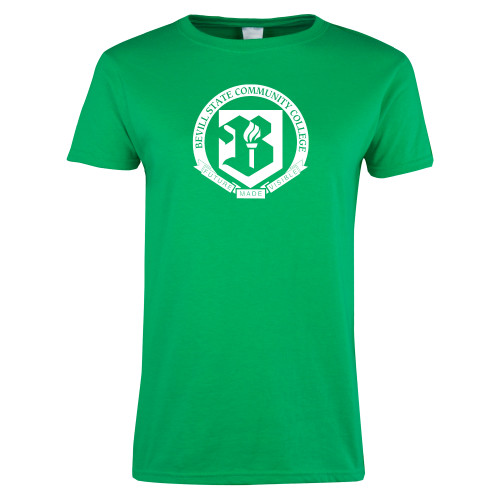  Womens Kelly Green Short Sleeve Tee - Seal