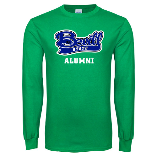  Kelly Green Long Sleeve T Shirt - Alumni