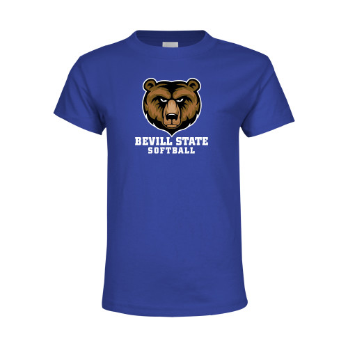  Youth Royal T Shirt - Softball