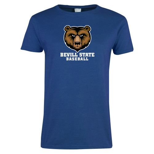  Womens Royal Short Sleeve Tee - Baseball
