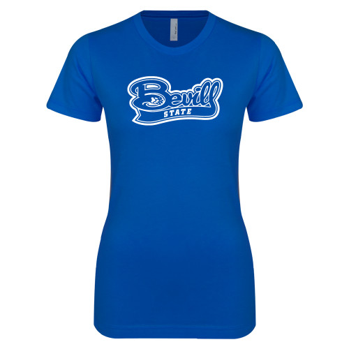  Next Level Womens Royal Boyfriend Tee - Bevill State