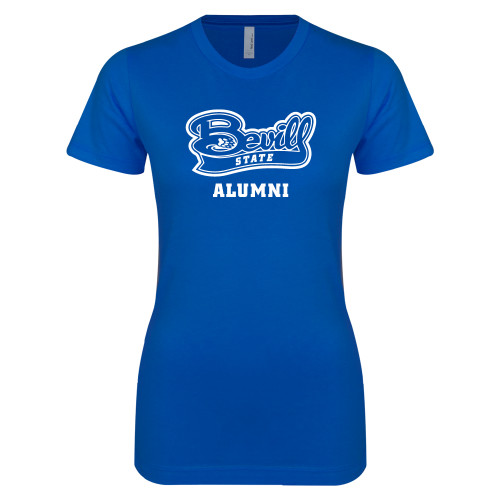  Next Level Womens Royal Boyfriend Tee - Alumni