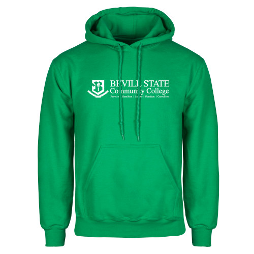  Kelly Green Fleece Hoodie - Instituional Mark