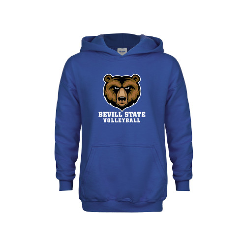  Youth Royal Fleece Hoodie - Volleyball