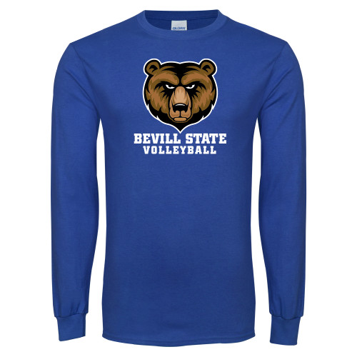  Royal Long Sleeve T Shirt - Volleyball
