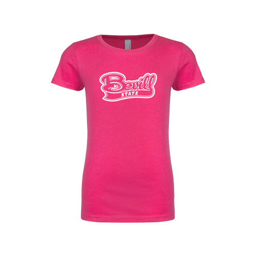  Next Level Girls Fuchsia Fashion Fit T Shirt - Bevill State