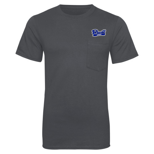  Charcoal T Shirt w/Pocket - Bevill State