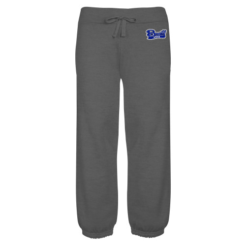  ENZA Womens Dark Heather Banded Fleece Capri - Bevill State