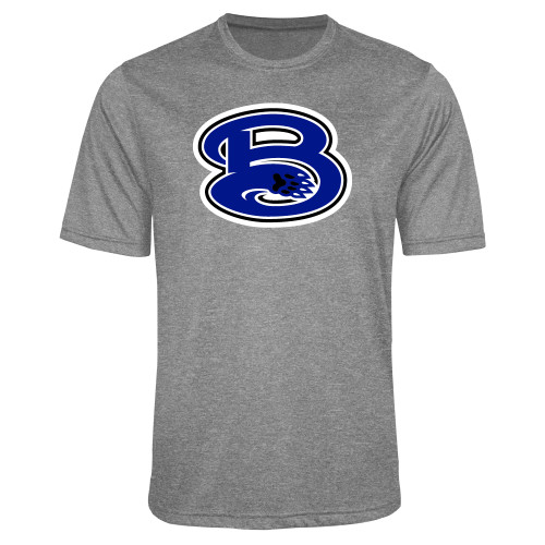  Grey Heather Performance Contender Tee - B