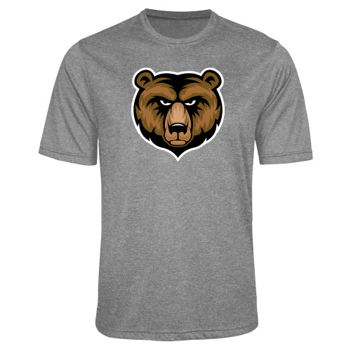  Grey Heather Performance Contender Tee - Bear