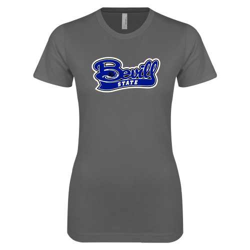  Next Level Womens Charcoal Boyfriend Tee - Bevill State