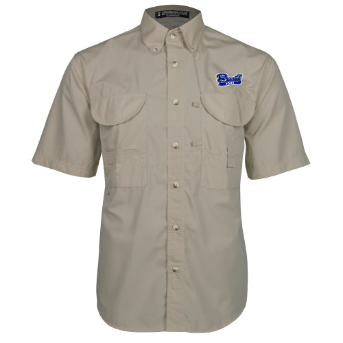 Khaki Fishing Shirt Performance Short Sleeve - Bevill State