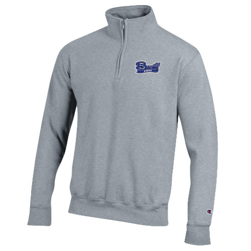  Champion Heather Grey Fleece 1/4 Zip - Bevill State
