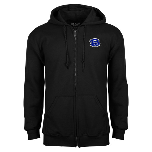  Black Fleece Full Zip Hoodie - B