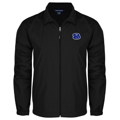  Black Full Zip Wind Jacket - B