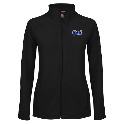  Womens Black Fleece Full Zip Jacket - Bevill State