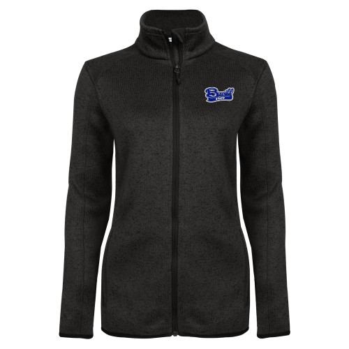  Womens Black Heather Fleece Jacket - Bevill State