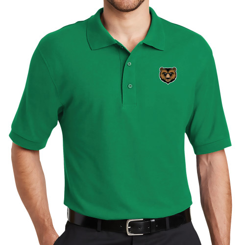  Kelly Green Silk Touch Polo - Bear