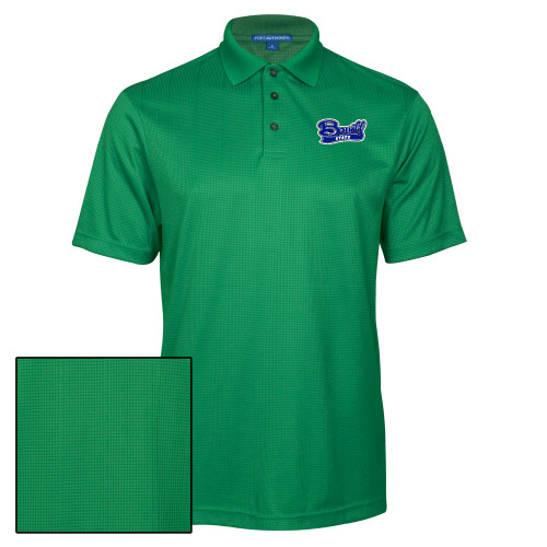  Kelly Green Performance Fine Jacquard Polo - Bevill State