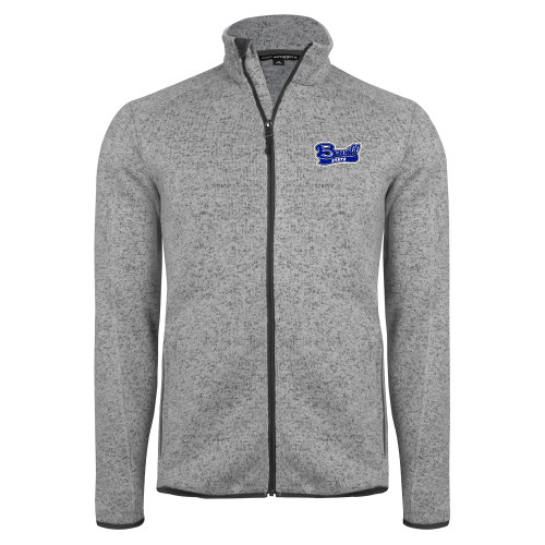  Grey Heather Sweater Fleece Jacket - Bevill State