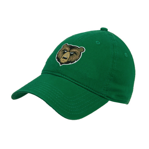  Kelly Green Unstructured Adjustable Low Profile Hat - Bear