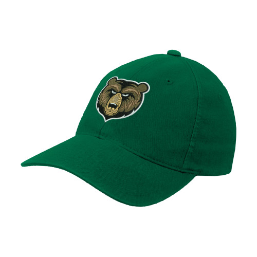  Kelly Green Flexfit Mid Profile Hat - Bear