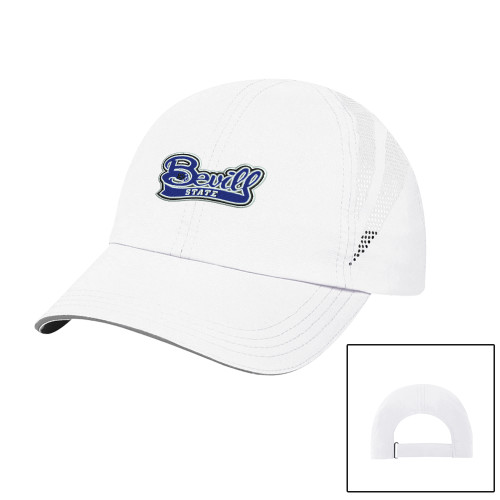  Womens White Performance Cap - Bevill State