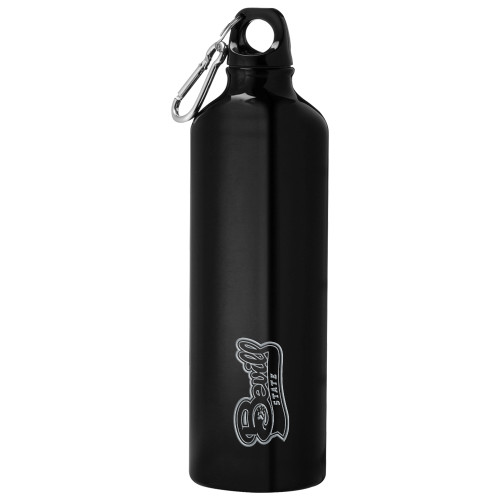  Venture Aluminum Black Bike Bottle 26oz - Bevill State Engraved