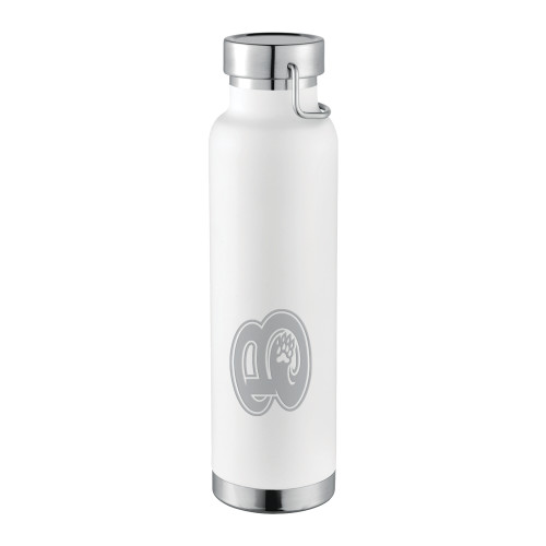  Thor Copper Vacuum Insulated White Bottle 22oz - B Engraved