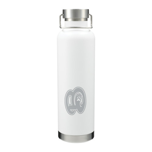  Thor Copper Vacuum Insulated White Bottle 32oz - B Engraved