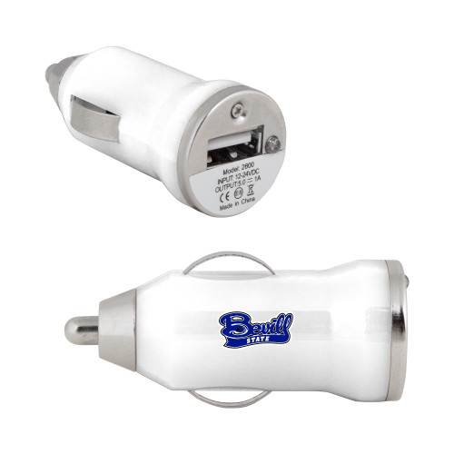  On the Go White Car Charger - Bevill State