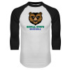 Thumbnail image for  White/Black Raglan Baseball T Shirt