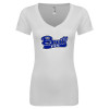 Thumbnail image for  Next Level Womens White Ideal V Tee