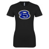 Thumbnail image for  Next Level Womens Black Boyfriend Tee