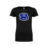 Thumbnail image for  Next Level Girls Black Fashion Fit T Shirt
